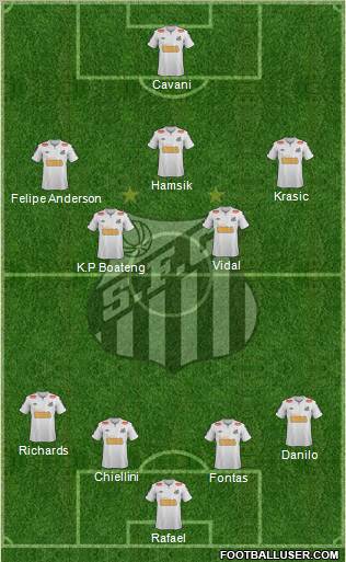 Santos FC Formation 2011