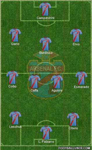 Arsenal de Sarandí Formation 2011