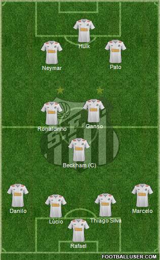 Santos FC Formation 2011