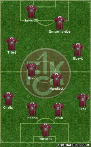 1.FC Kaiserslautern Formation 2011