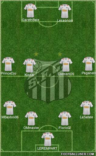 Santos FC Formation 2011