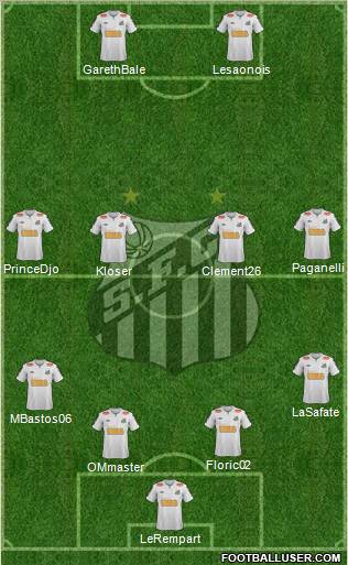 Santos FC Formation 2011