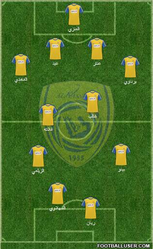 Al-Nassr (KSA) Formation 2011