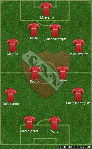 Independiente Formation 2011