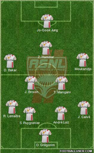 A.S. Nancy Lorraine Formation 2011