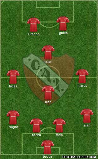 Independiente Formation 2011