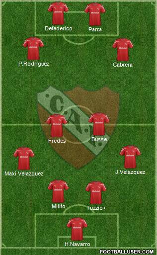 Independiente Formation 2011