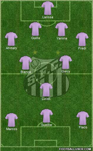 Santos FC Formation 2011