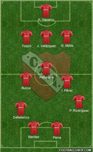 Independiente Formation 2011