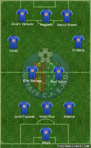 Getafe C.F., S.A.D. Formation 2012