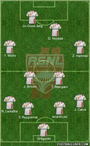 A.S. Nancy Lorraine Formation 2012