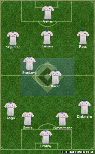 Hamburger SV Formation 2012