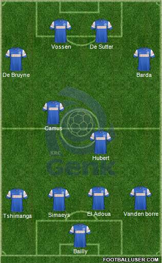 K Racing Club Genk Formation 2012