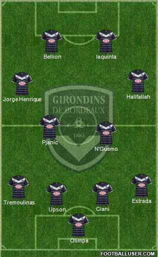 FC Girondins de Bordeaux Formation 2012