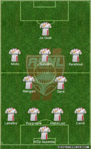 A.S. Nancy Lorraine Formation 2012