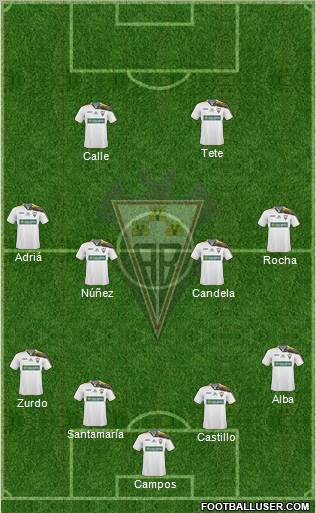 Albacete B., S.A.D. Formation 2012