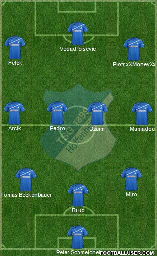 TSG 1899 Hoffenheim Formation 2012