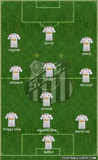 Santos FC Formation 2012