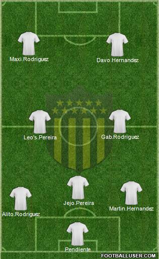 Club Atlético Peñarol Formation 2012