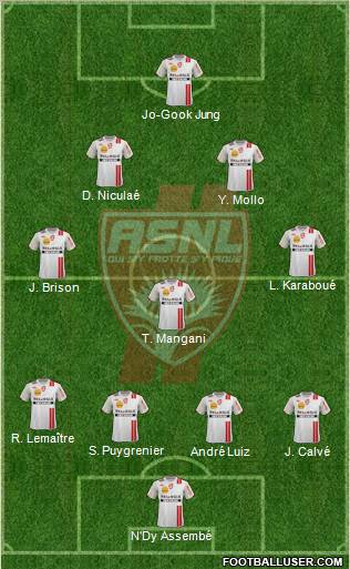 A.S. Nancy Lorraine Formation 2012