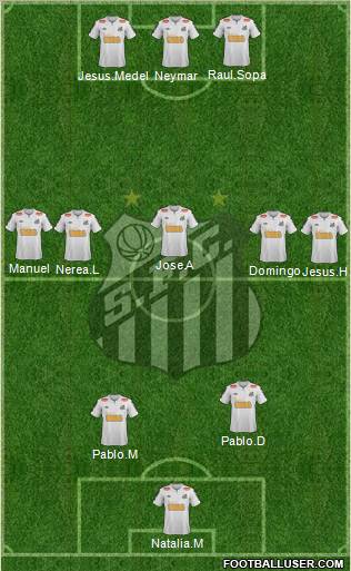 Santos FC Formation 2012