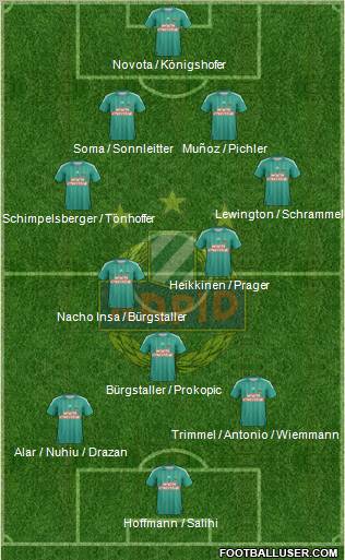 SK Rapid Wien Formation 2012