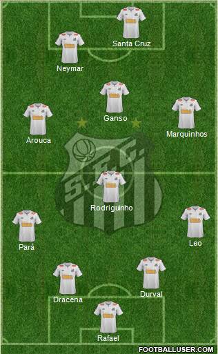 Santos FC Formation 2012