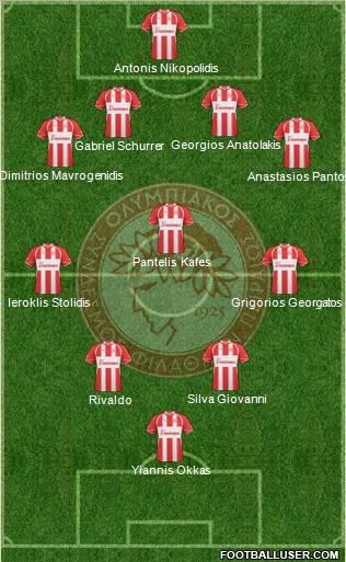 Olympiakos SF Piraeus Formation 2012