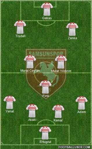 Samsunspor Formation 2012