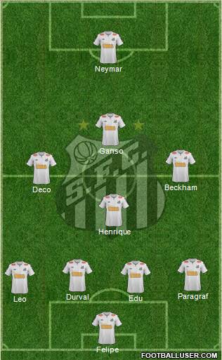 Santos FC Formation 2012