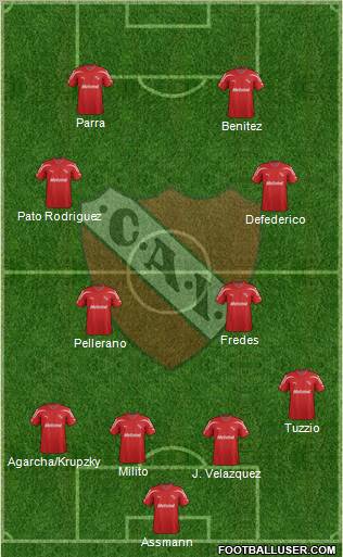 Independiente Formation 2012