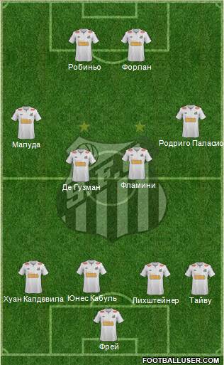 Santos FC Formation 2012