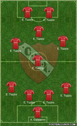 Independiente Formation 2012