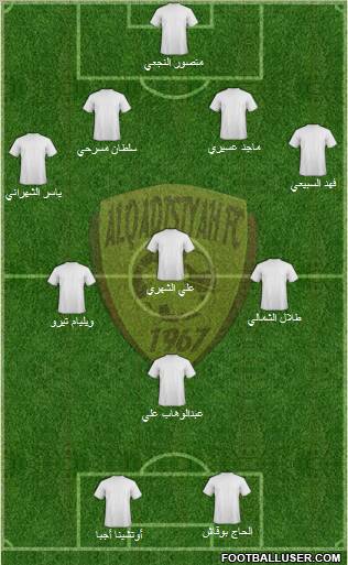 Al-Qadisiyah (KSA) Formation 2012