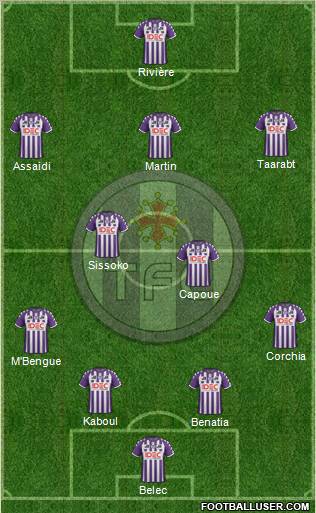 Toulouse Football Club Formation 2012