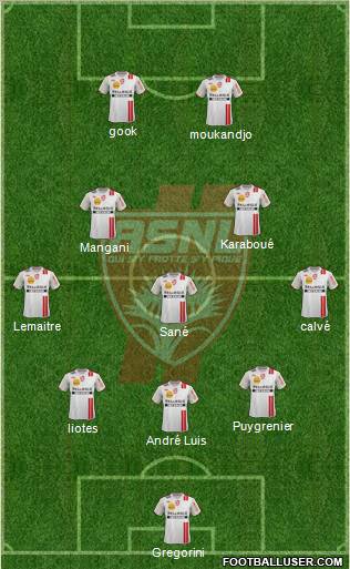 A.S. Nancy Lorraine Formation 2012