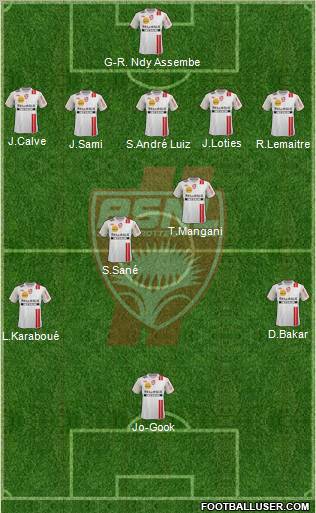 A.S. Nancy Lorraine Formation 2012