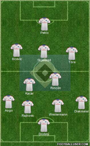 Hamburger SV Formation 2012