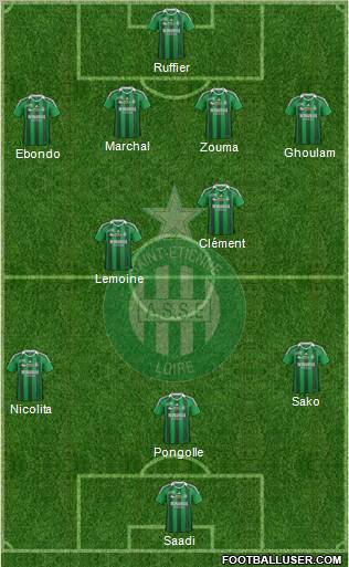 A.S. Saint-Etienne Formation 2012