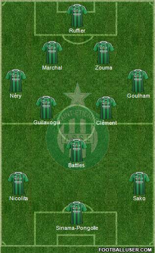 A.S. Saint-Etienne Formation 2012