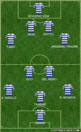 Queens Park Rangers Formation 2012