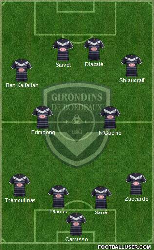 FC Girondins de Bordeaux Formation 2012