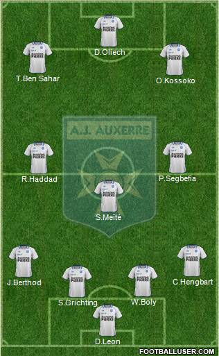 A.J. Auxerre Formation 2012