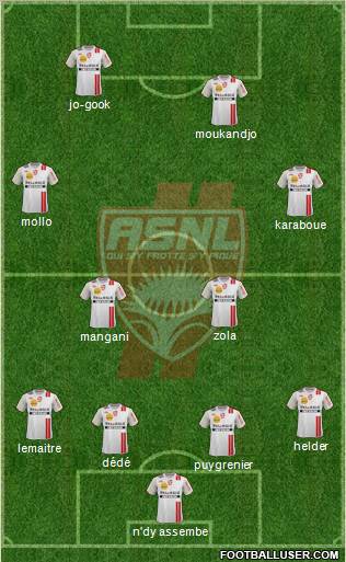 A.S. Nancy Lorraine Formation 2012