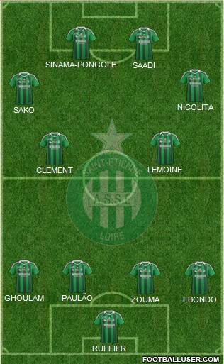 A.S. Saint-Etienne Formation 2012