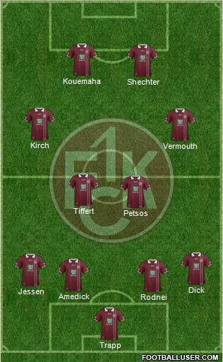 1.FC Kaiserslautern Formation 2012