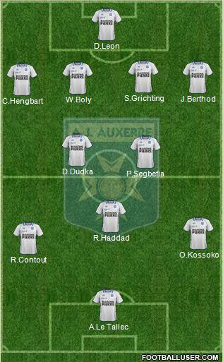 A.J. Auxerre Formation 2012