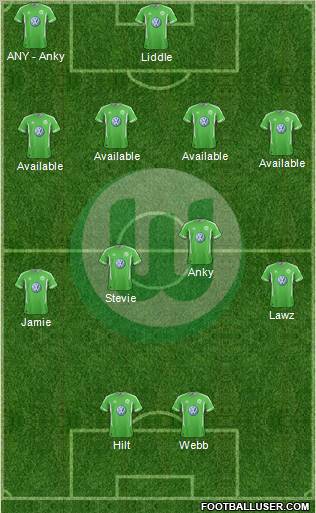 VfL Wolfsburg Formation 2012