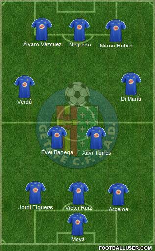 Getafe C.F., S.A.D. Formation 2012