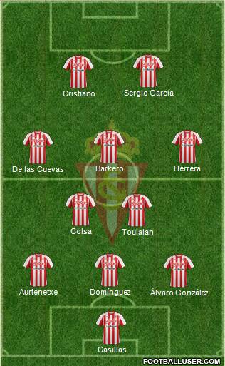 Real Sporting S.A.D. Formation 2012